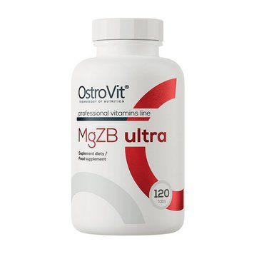 Комплекс магний, цинк и витамин B6 OstroVit MgZB Ultra, 120 таблеток 000020496 фото