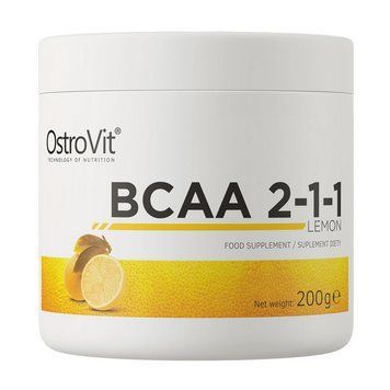 Амінокислоти OstroVit BCAA 2:1:1 відновлювальний комплекс OstroVit BCAA 2-1-1 (200 g, orange) 000010664 фото