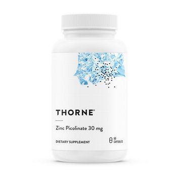 Цинк Thorne Research Zinc Picolinate 30 mg, 60 капсул  000020232 фото