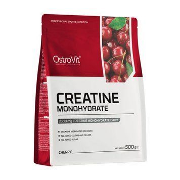 Креатин моногідрат OstroVit Creatine Monohydrate, 500 г OstroVit Creatine Monohydrate (500 g, cherry) 000011260 фото