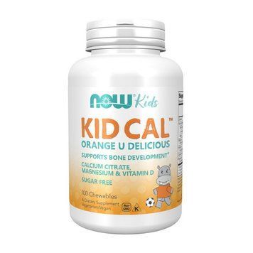 Кальцій для дітей NOW Kid Cal (100 жувальних таблеток) NOW Kid Cal (100 chewables) 000008818 фото