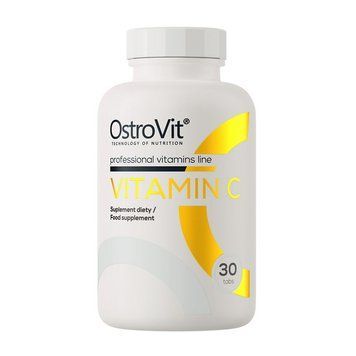 Вітамін C OstroVit Vitamin C, 30 шипучих таблеток, лимон OstroVit Vitamin C (30 tabs) 000030750 фото