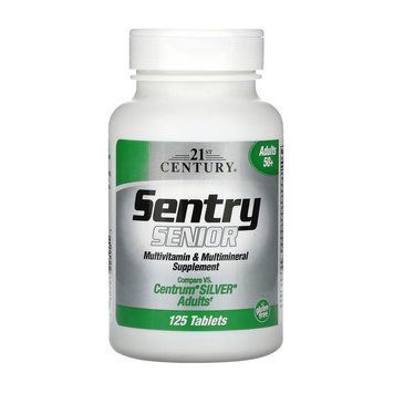 Мультивитамины для взрослых 50+ 21st Century Sentry Senior, 125 таблеток 000030463 фото