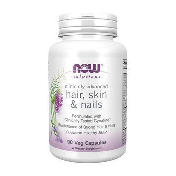 NOW Hair, Skin & Nails (90 veg caps) 000006462 фото