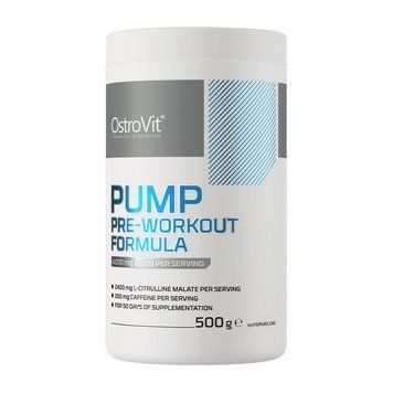 Передтренувальний комплекс OstroVit PUMP Pre-Workout Formula 500 г OstroVit PUMP Pre-Workout Formula (500 g, lemon) 000010473 фото