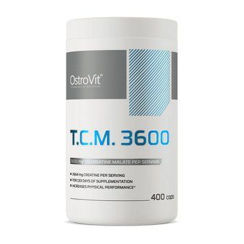 Креатин малат OstroVit TCM 3600, 400 капсул OstroVit TCM 3600 (400 caps) 000029812 фото