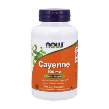 NOW Cayenne 500 mg (250 veg caps) 000022418 фото