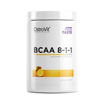 Комплекс амінокислот OstroVit BCAA 8:1:1, 400 таблеток OstroVit BCAA 8-1-1 (400 г, лимон) 000010490 фото