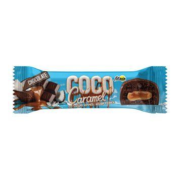 Батончик FitWin Coco Caramel No Sugar Added, Шоколад, 40 г FitWin Coco Caramel No Sugar Added (40 g, pineapple) 000030297 фото