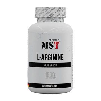 L-аргінін MST L-Arginine Vegetarian 1500 MST L-Arginine Vegetarian 1500 (120 caps) 000029483 фото