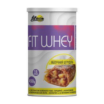Замінник харчування та протеїновий коктейль FitWin FitWhey, 450 г FitWin Fit Whey (450 g, фруктовый тарт) 000031661 фото
