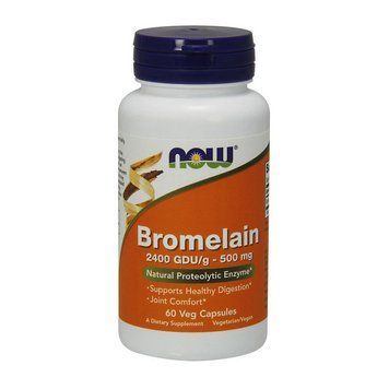 NOW Bromelain 500 mg (60 caps) 000005901 фото