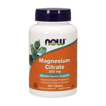 NOW Magnesium Citrate 200 mg (100 tabl) 000014832 фото