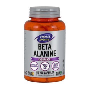 Бета-аланин NOW Beta-Alanine 750 мг (120 капсул) NOW Beta-Alanine 750 mg (120 caps) 000006495 фото