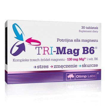 Магниевый комплекс с витамином B6 OLIMP TRI-Mag B6, 30 таблеток OLIMP TRI-Mag B6 (30 tabs) 000000610 фото