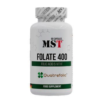 Фолат (Метилфолат) MST Folate 400 мкг, 90 капсул MST Folate 400 mg (90 caps) 000029485 фото